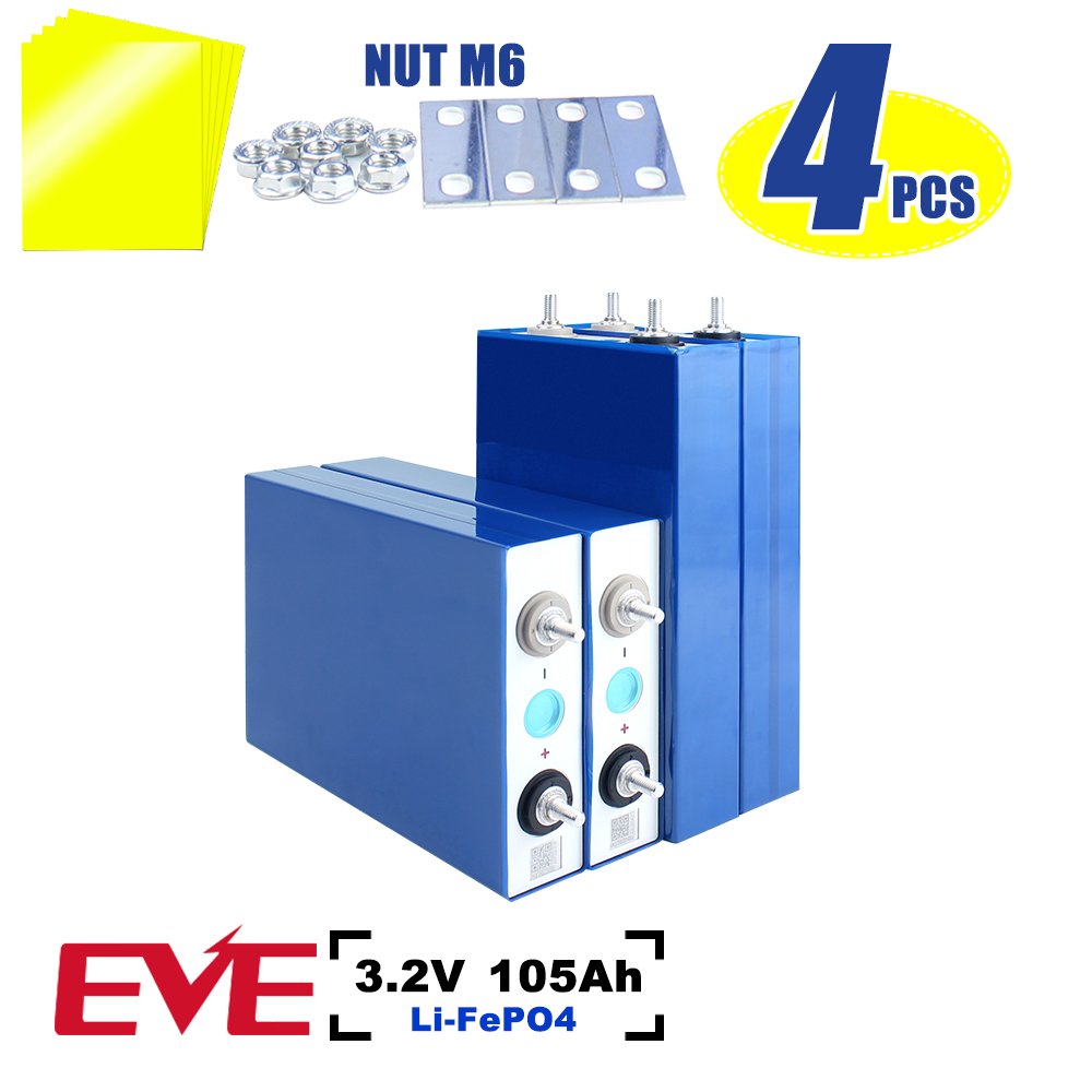 EVE 105A Lifepo4 battery 3C 450A Lithium ion batteries Hot selling BEST for diy 36v 72v 105ah 3C e-bike electric scooter battery