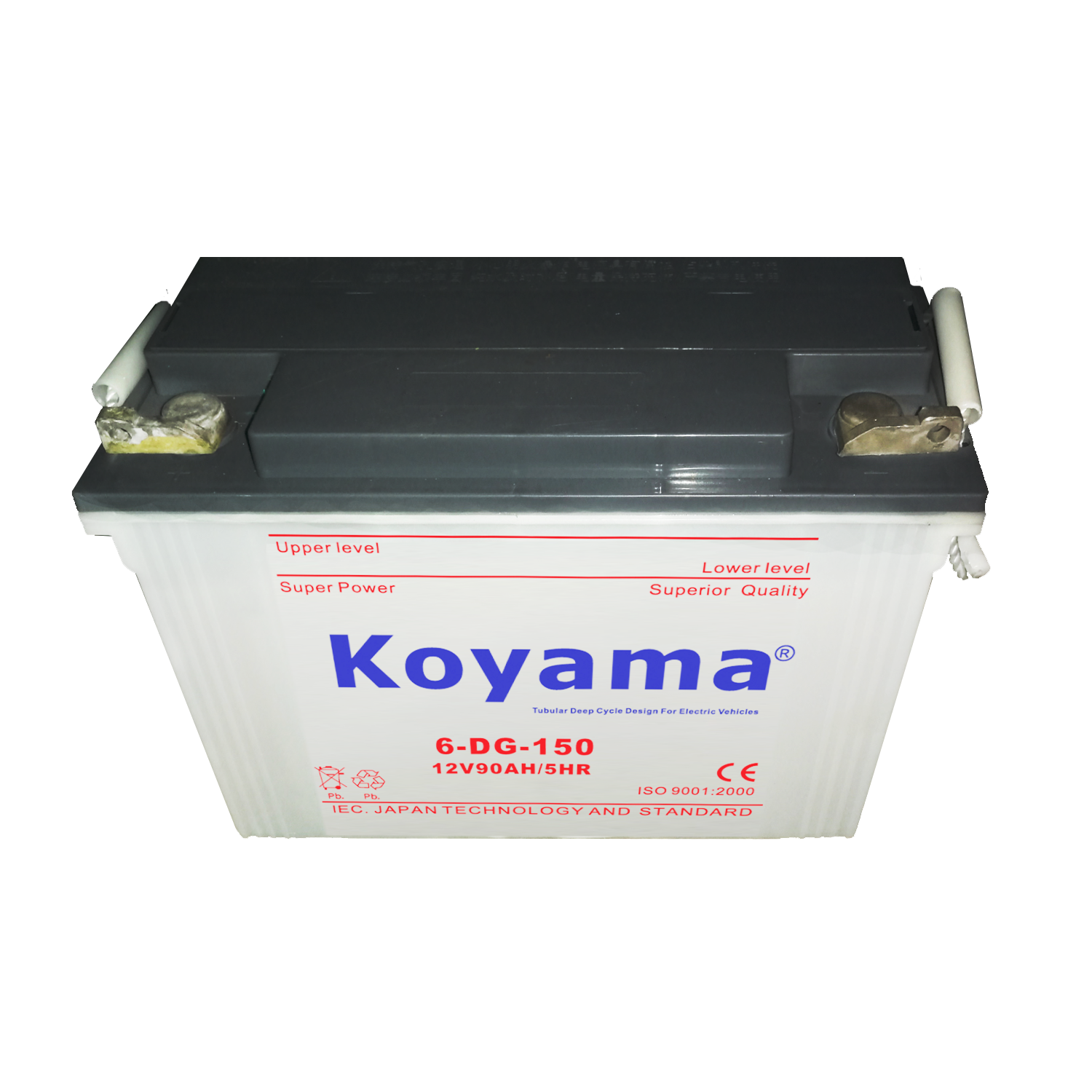 Long endurance electric tricycle motive power lead acid battery 12V 90AH 6-DG-150 for electric bicycle/scooter e-boat