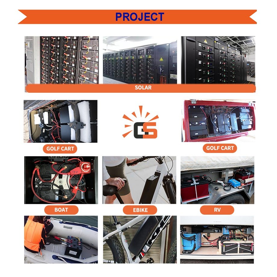 Lithium ion 48V 100AH GSOKPOWER lifepo4 best battery Solar System 24v 36v 60 ah150ah 200ah 5kw home energy storage batteries