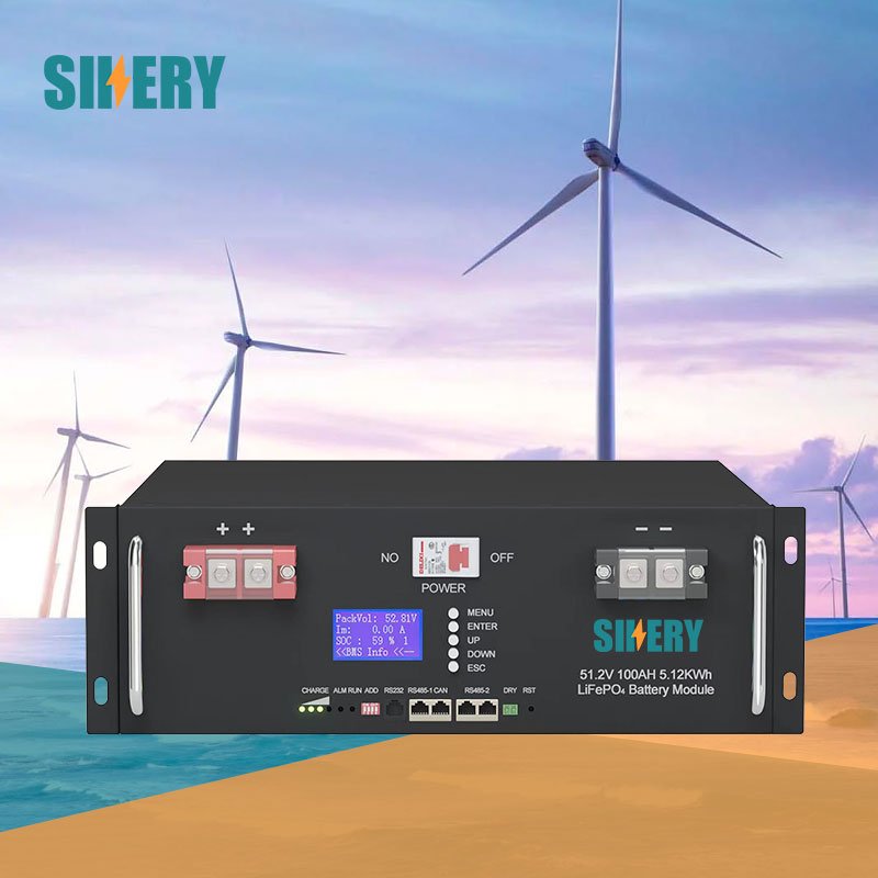 48V 100ah 200ah 5kw 10kw LiFePO4 battery pack solar energy storage system 51.2V 100ah 200ah rack mounted lithium ion battery