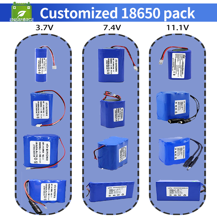 Enerforce 14500 500mah Lithium Ion Battery 3.7V Li-ion Battery Pack For Small Night Light Shaving