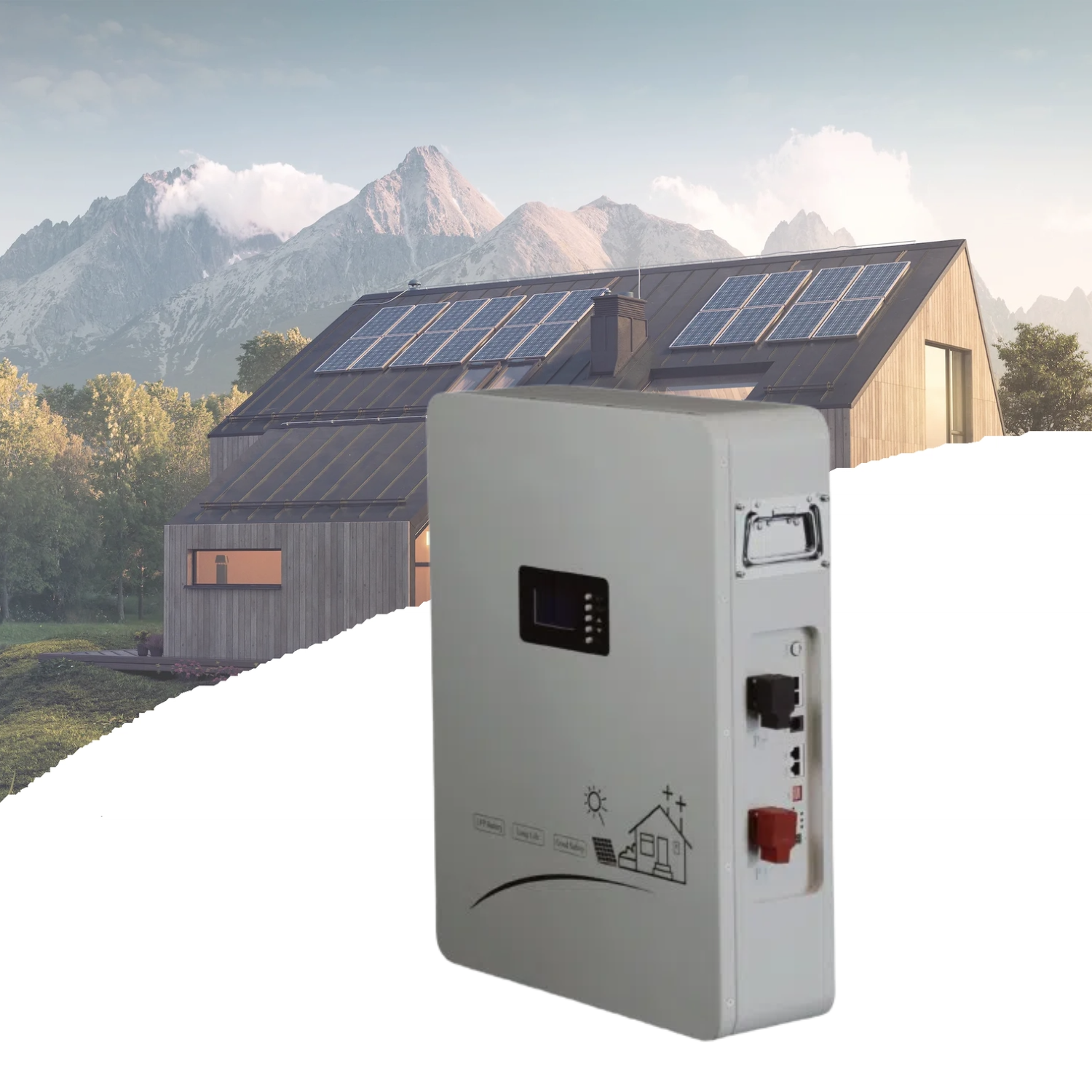 Easy to Install 5kWh Wall Mount Lithium Ion Battery 48V 100Ah Power Wall Energy Storage Battery Pack