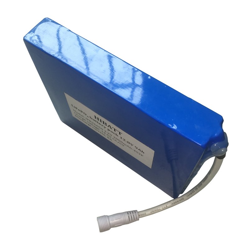 12.8V High-Capacity Polymer Lithium Battery Solar Battery Portable Rechargeable Outdoor Battery
