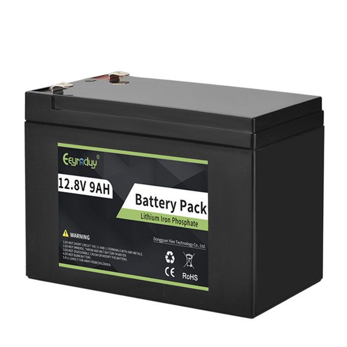 12.8V LiFePO4 Rechargeable batteries ups solar motorcycle gel lithium ion battery 12V 9ah lead acid replacement
