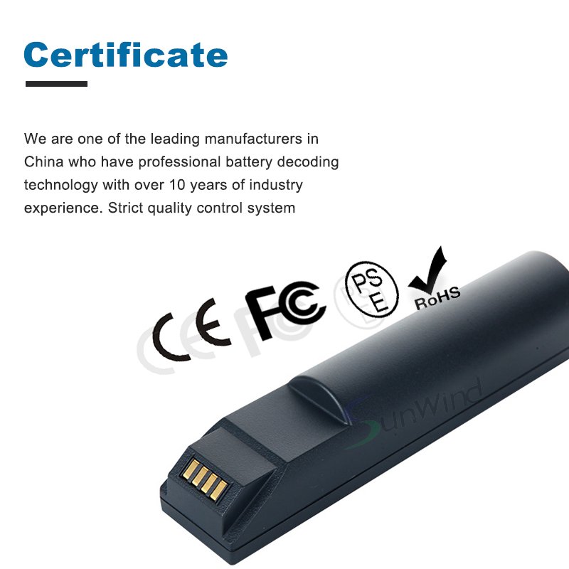 OEM NEW BAT-SCN01 Battery for Honeywell SCN01 Oyager 1202 1902 Xenon 4820i Xenon 5620 Barcode Scanner Lithium Ion Batteries