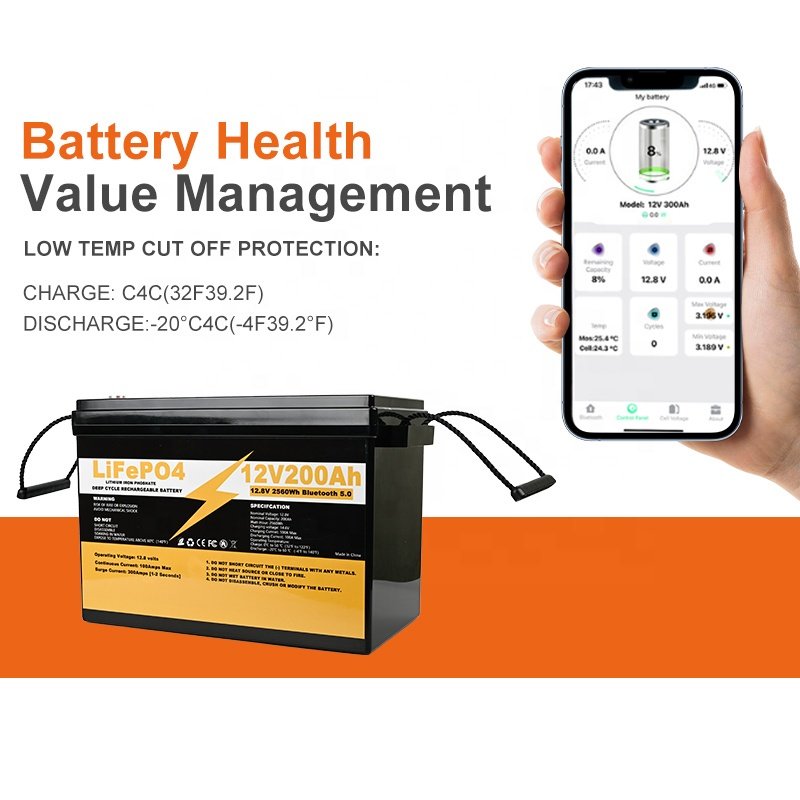 EU Stock RV Boat Marine Golf cart Solar battery lifepo4 pack 12v 100Ah 200ah 280ah 300Ah lithium ion battery