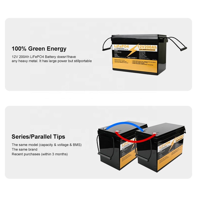 EU Stock RV Boat Marine Golf cart Solar battery lifepo4 pack 12v 100Ah 200ah 280ah 300Ah lithium ion battery