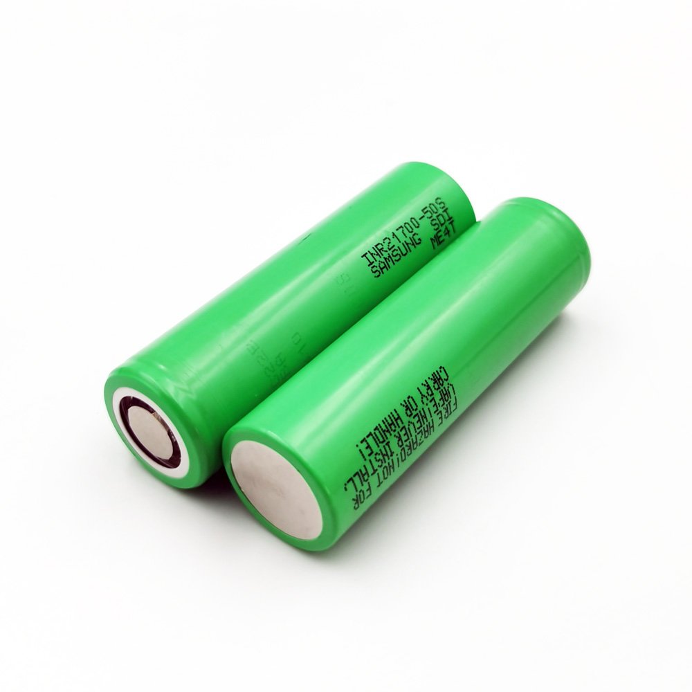 21700 50S 3.6V 5000mAh 45A High Capacity 21700 Rechargeable Flashlight Battery Lithium ion battery For samsung 50S 21700