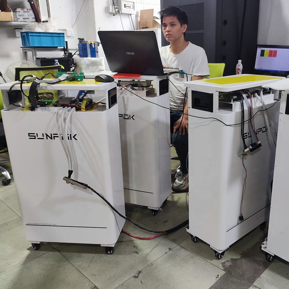 Sunpok 51.2V 48V Battery Pack 300Ah & 200Ah Lifepo4 Lithium Ion BMS Home Appliances Application Solar Energy Storage Systems