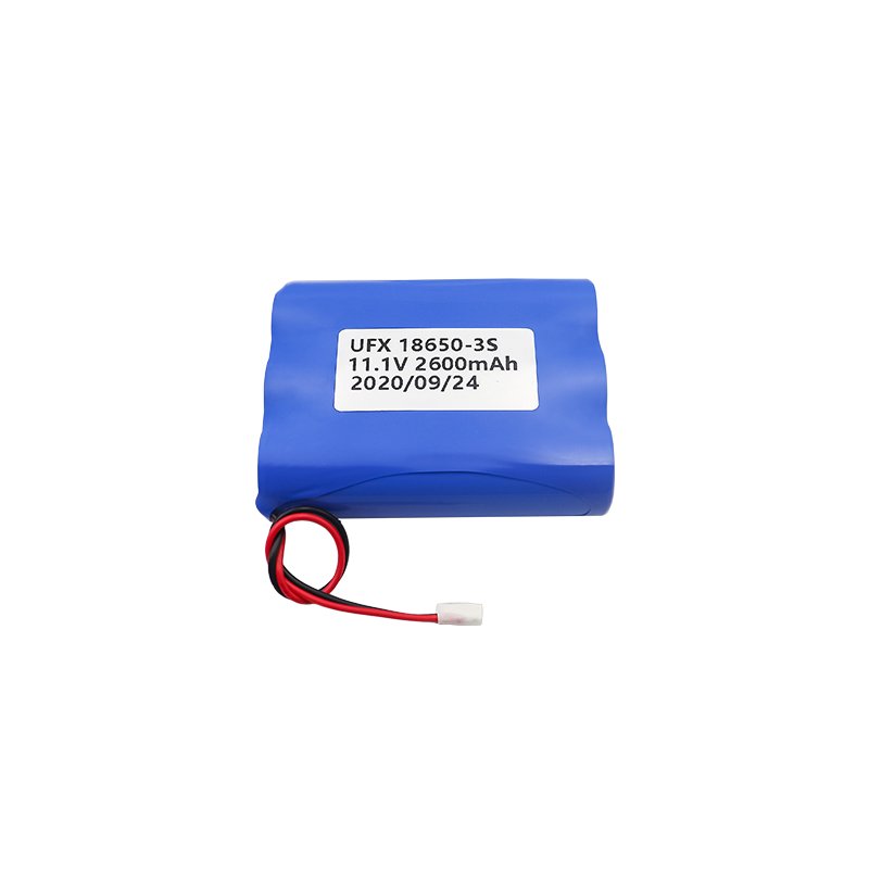 Professional Polymer Lithium-ion Cell Manufacturer Custom Drone Rechargeable Li-ion Battery UFX 18650-3S 2600mAh 11.1V High Qual