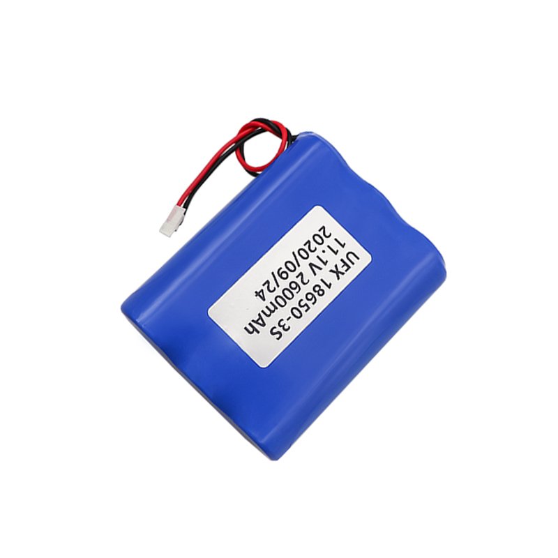 Professional Polymer Lithium-ion Cell Manufacturer Custom Drone Rechargeable Li-ion Battery UFX 18650-3S 2600mAh 11.1V High Qual