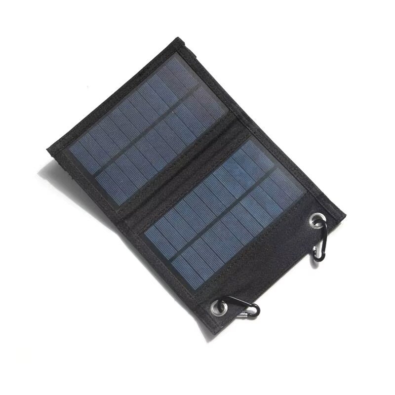 Charging Board Photovoltaic Single Crystal 4W Mobile Phone Fast Charging Outdoor Folding Mobile Power Supply Solar Panel