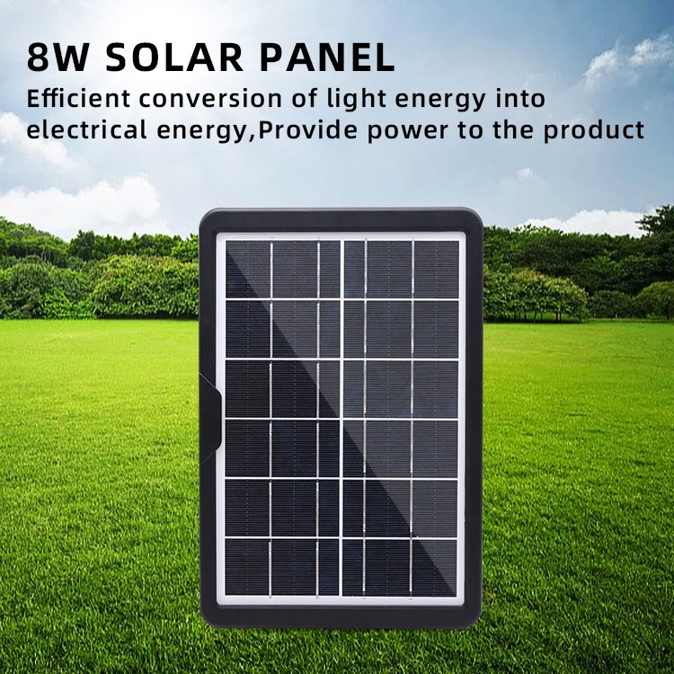 CCLAMP Small Solar Charger Portable Solar Panel with USB Output Ports