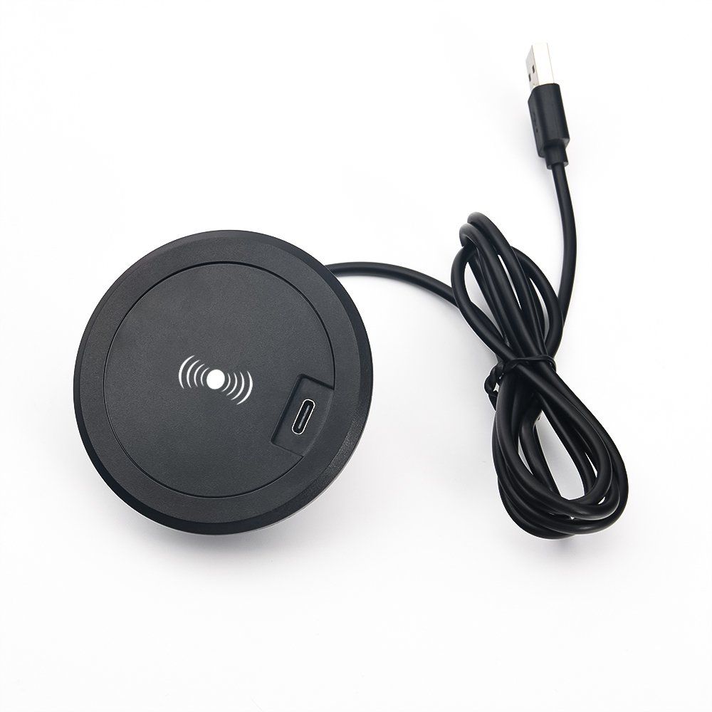 Best selling products 2025 in Europe home office Electric universal QC3.0 Mobile Phone table wireless charger&Type-C