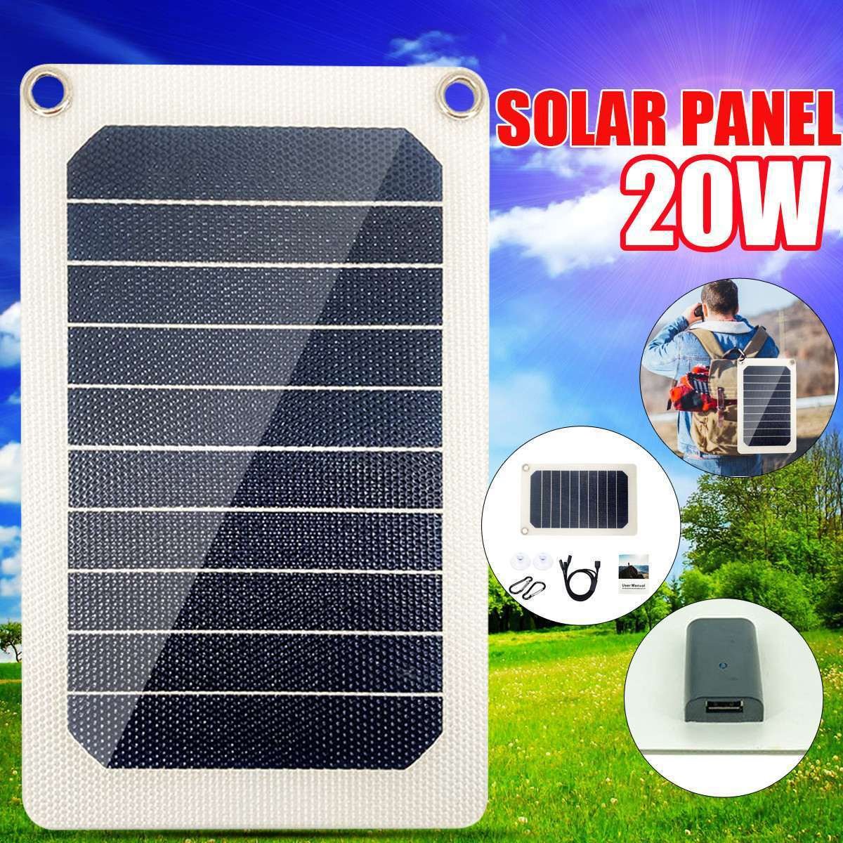 Stable Charging With Restart Emergency Charging Seamless Conversion Charger Sp Backpack Solar Panel