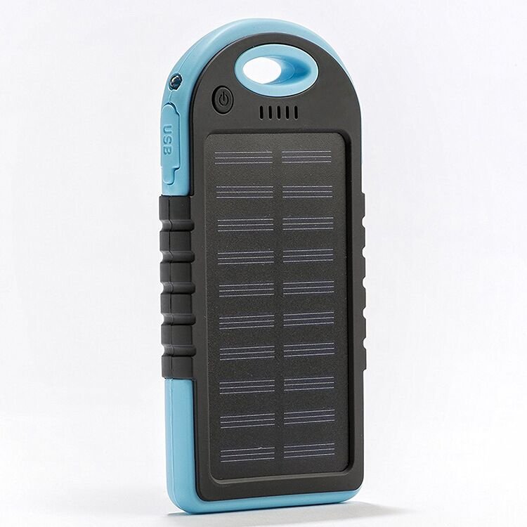 Trending products solar power bank waterproof flash light phone charger 10000mAh solar power bank