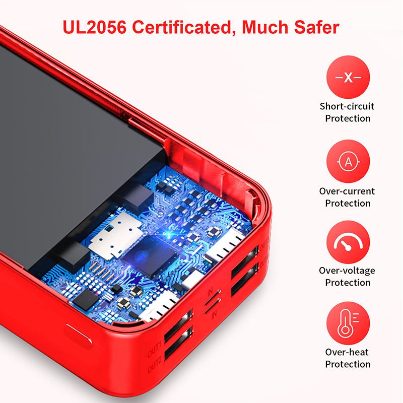 IP66 Waterproof Solar Power Bank 20000mAh 30000mAh 50000mAh Portable Solar Charger