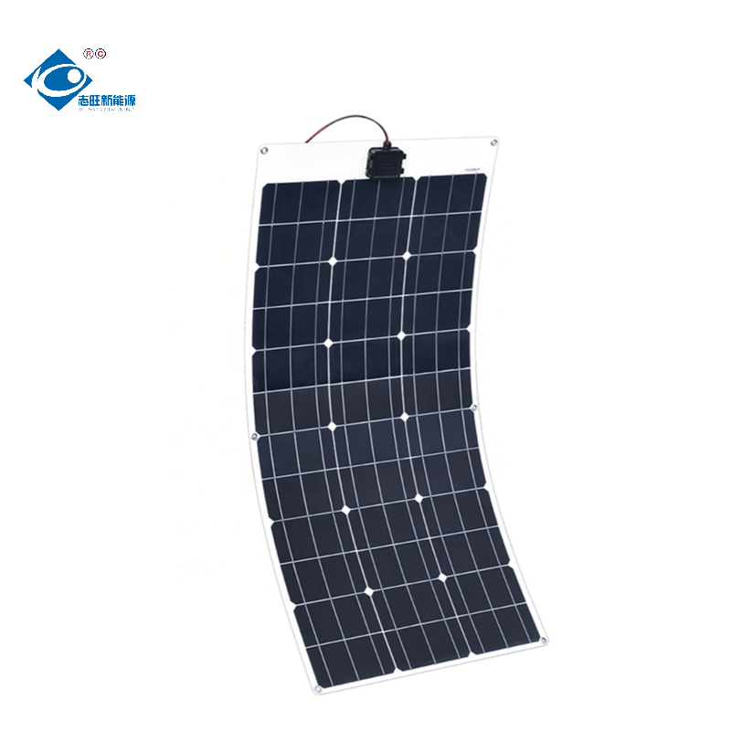 100W ETFE Flexible Solar panel ZW-100W-18VF Portable Folding Solar Power Charger 18V Mono RV Camping Solar Panel Blanket