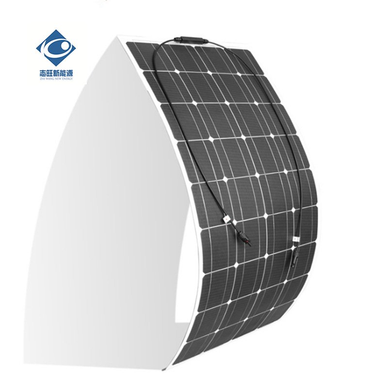 100W ETFE Flexible Solar panel ZW-100W-18VF Portable Folding Solar Power Charger 18V Mono RV Camping Solar Panel Blanket