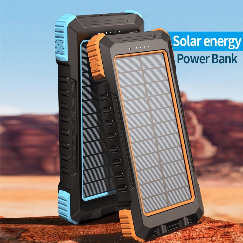 Mobile Charger Solar Cell Phone Battery Power Bank Solar Powerbank 10000Mah Mobile Cargador Solar Phone Charger
