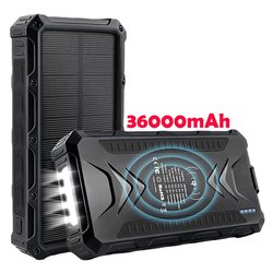 20000mah;36000mah;20000mAh 4 Solar Panels