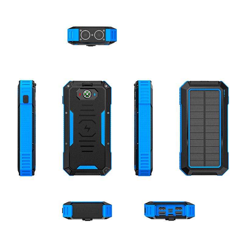 22.5w solar power bank 10000mah foldable solar power bank solar power bank charger