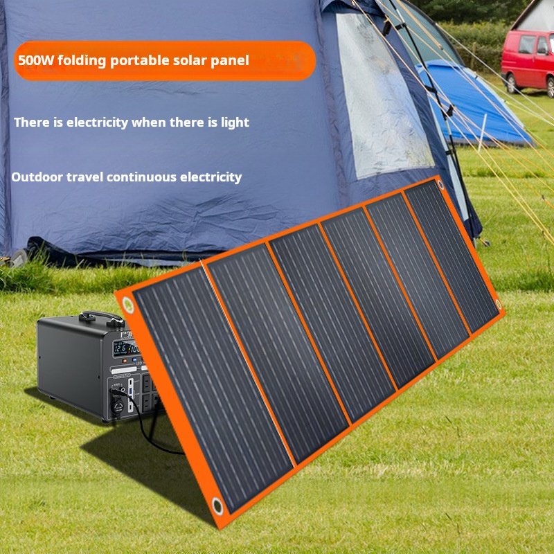 60w to 500w 18v Foldable Solar Panel Bag Portable Solar Panel Charger for RV and Outdoor Camping