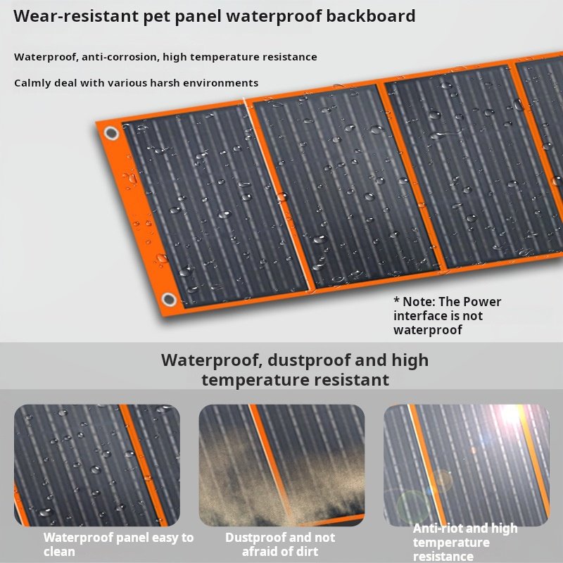 60w to 500w 18v Foldable Solar Panel Bag Portable Solar Panel Charger for RV and Outdoor Camping