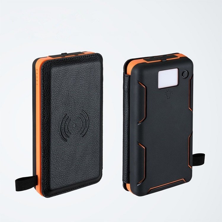 Waterproof 20000mAh Solar Power Bank Panels Detachable Solar Charger Outdoor Powerbank Solar With LED Display For Cell phone