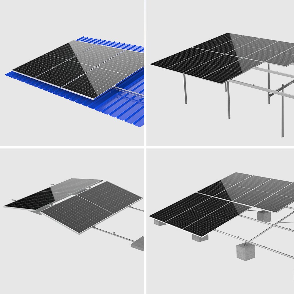 Sunpal Hybrid Off Grid Solar Power System 100 Kw 120Kw 125Kw 150Kw Complete All In One Solar System Kit