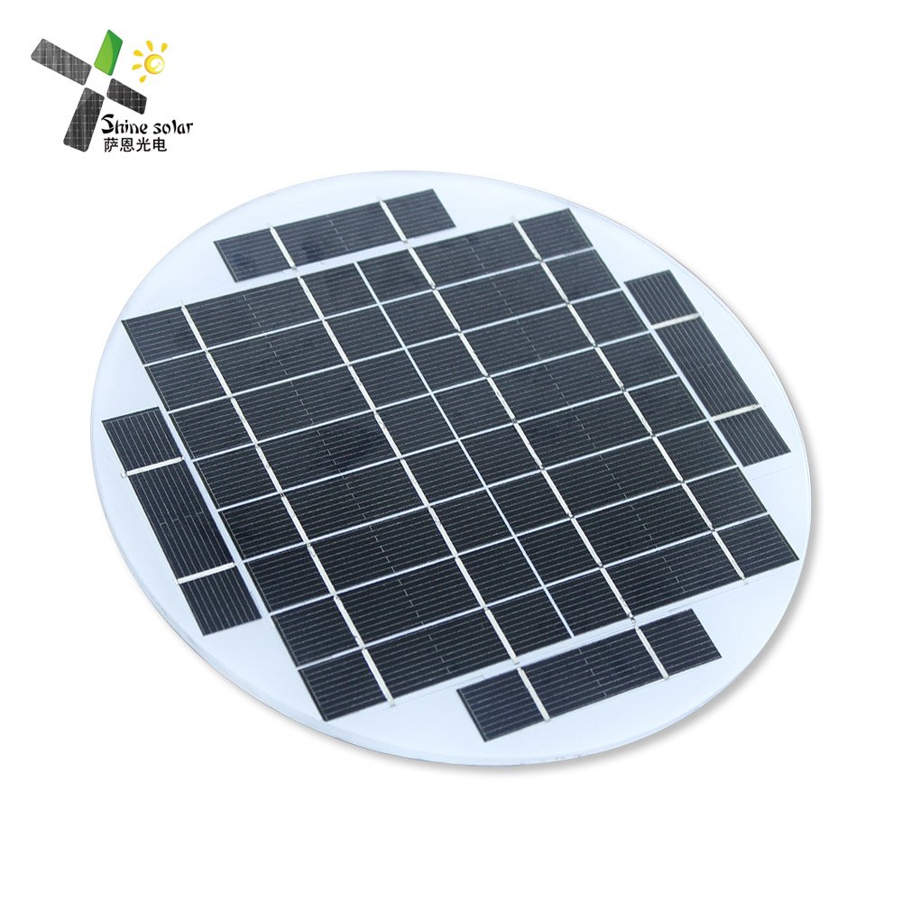 Outdoor solar charger 5W 10W 6V 12V high quality portable mini solar panel round square power poly cells mobile solar charger