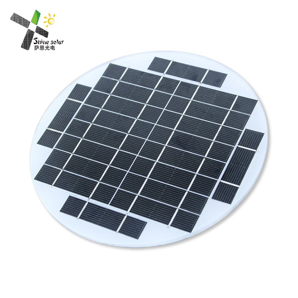 Outdoor solar charger 5W 10W 6V 12V high quality portable mini solar panel round square power poly cells mobile solar charger