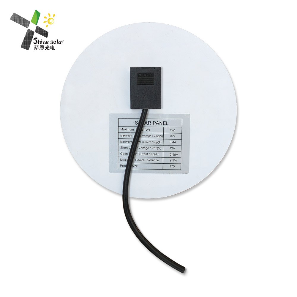 Outdoor solar charger 5W 10W 6V 12V high quality portable mini solar panel round square power poly cells mobile solar charger