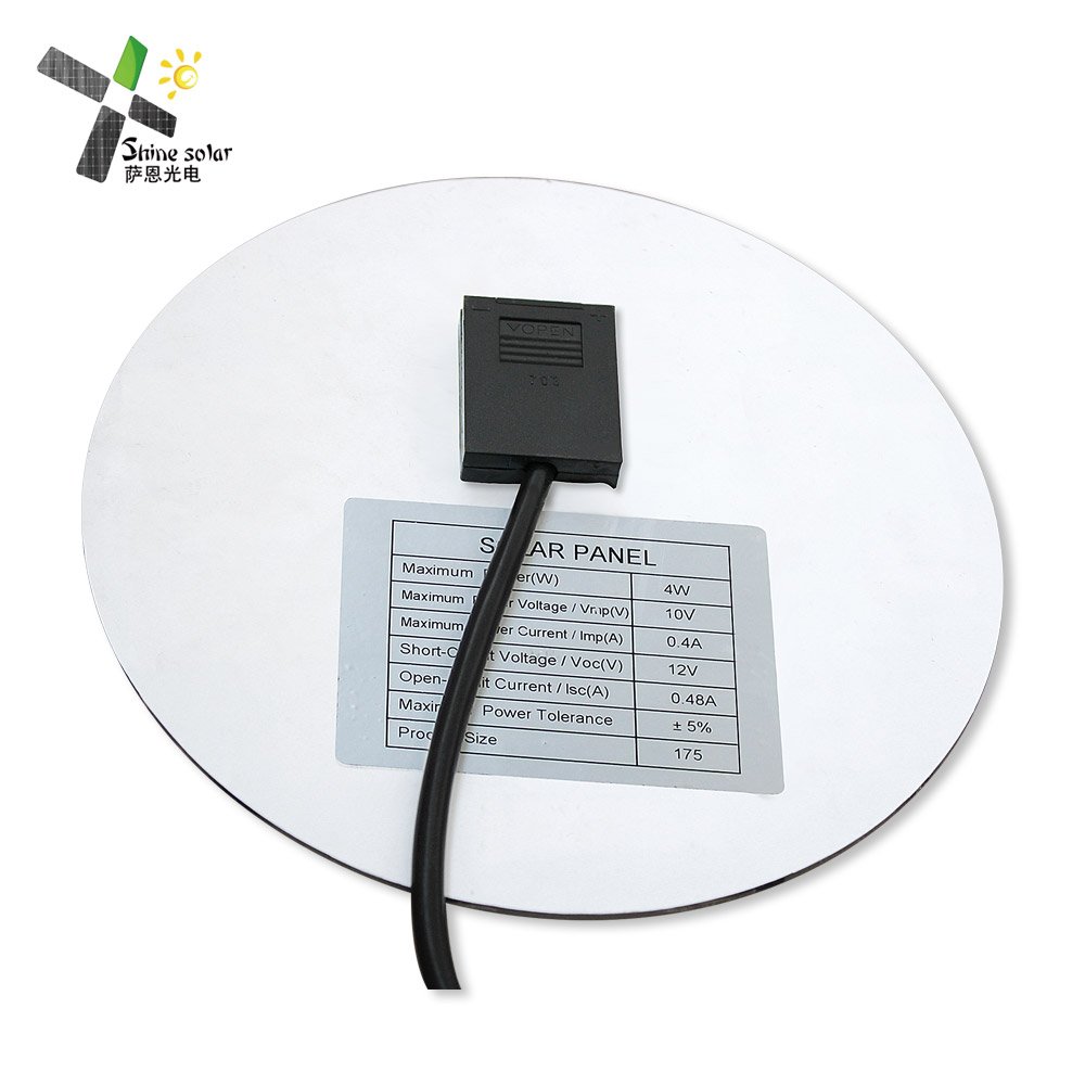 Outdoor solar charger 5W 10W 6V 12V high quality portable mini solar panel round square power poly cells mobile solar charger