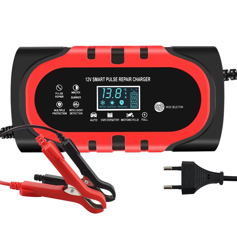 Discounted price 12V Intelligent Pulse Repair Battery Charger 12V 6A lead acid car battery charger for 4-100ah Battery Pack
