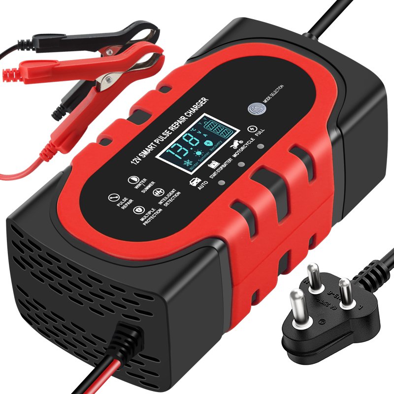 Discounted price 12V Intelligent Pulse Repair Battery Charger 12V 6A lead acid car battery charger for 4-100ah Battery Pack