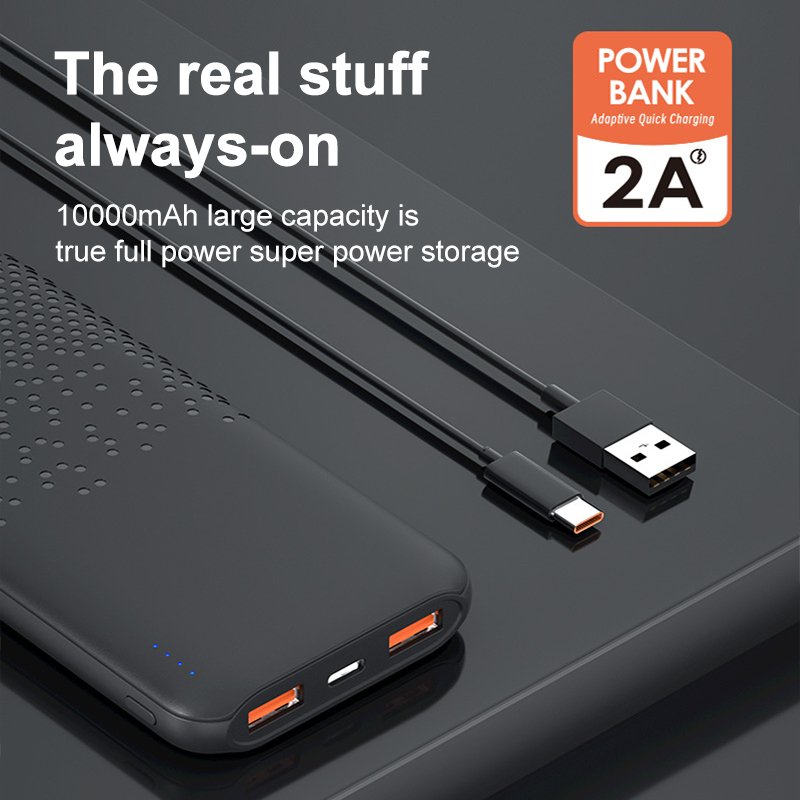 LANY Hot Selling 10000mah Power Banks Portable Charger Powerbank 10000 Mah Powerbank Led External Battery For Phone