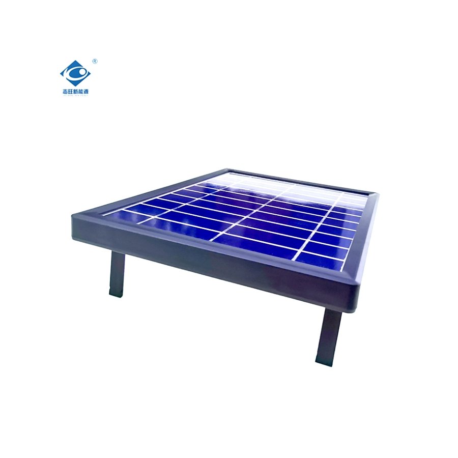 ZW-5W-5V Residential Solar Photovoltaic Panel 5W Plastic Frame Solar Panel Charger 5V Mini Glass Laminated Solar Panel