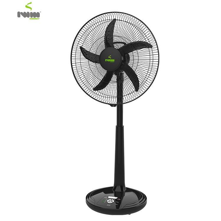 Floor standing ac/dc 16 inch 18 inch rechargeable solar standing fan 15 volt ac fan solar fans with solar panel