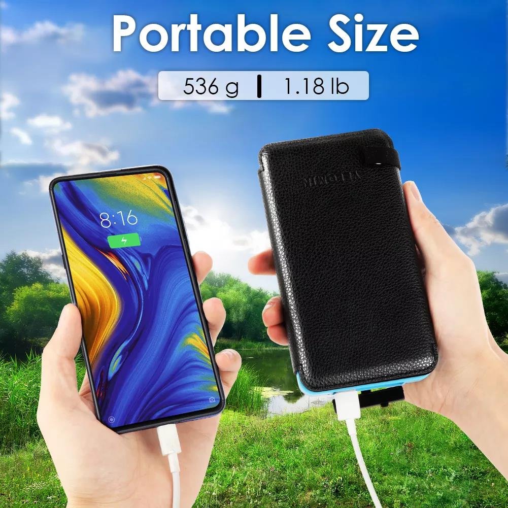 Cell Camping Solar Panel Detacher Wholesale Mit Kopfhorer Lamp Circuit Board Solaire 20000Mah Fast Charging Solar Powerbank