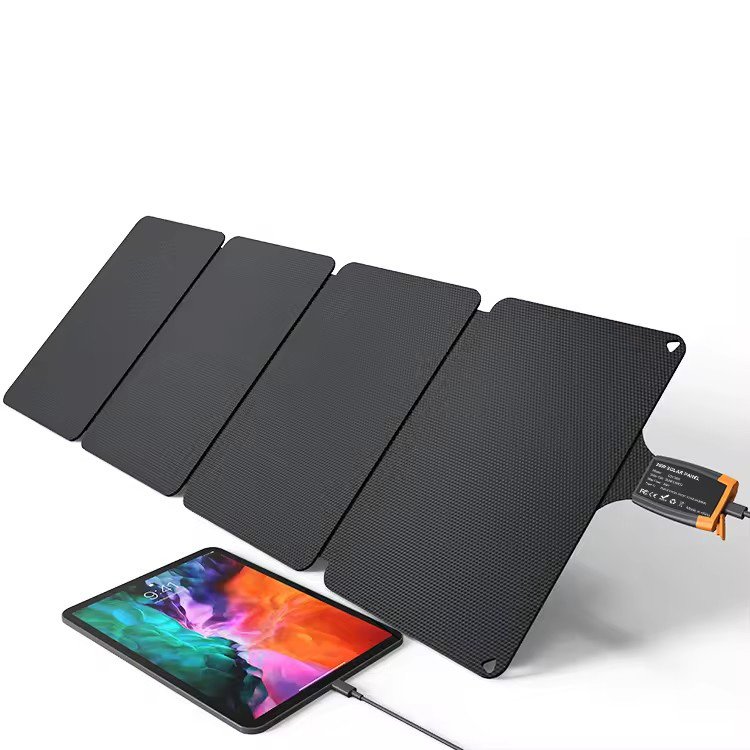 Portable 36W mono folding solar panels foldable solar charger for mobile phone battery power bank