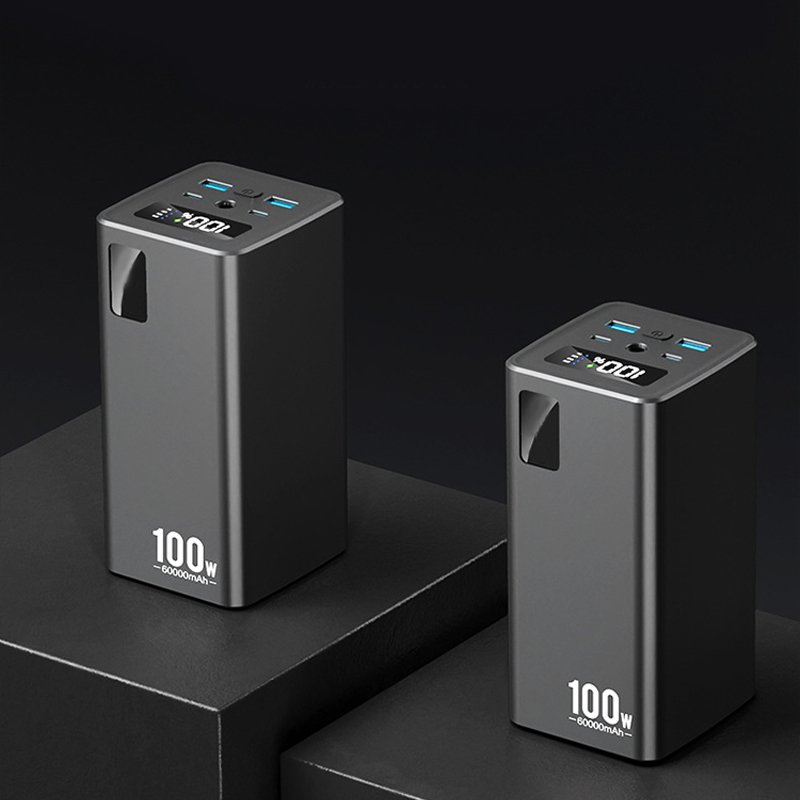 Promotional Gift PD100W Notebook Laptop Charger 60000 MA Large Capacity Portable Fast Charge DC Mobile Universal Powerbank CE/UL