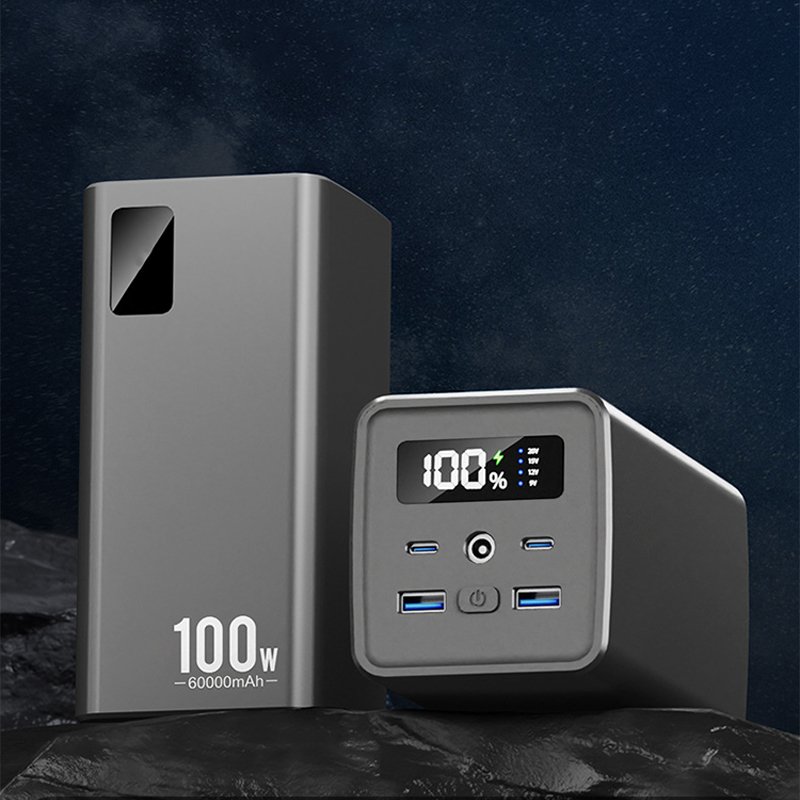 Promotional Gift PD100W Notebook Laptop Charger 60000 MA Large Capacity Portable Fast Charge DC Mobile Universal Powerbank CE/UL