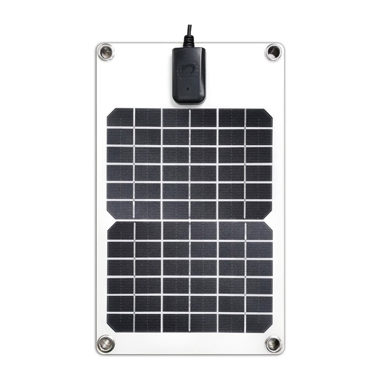 Glory Solar Latest Version Thin Monocrystalline 5W Solar Panel flexible Charger For Vehicles Car Boats electric motorcycle