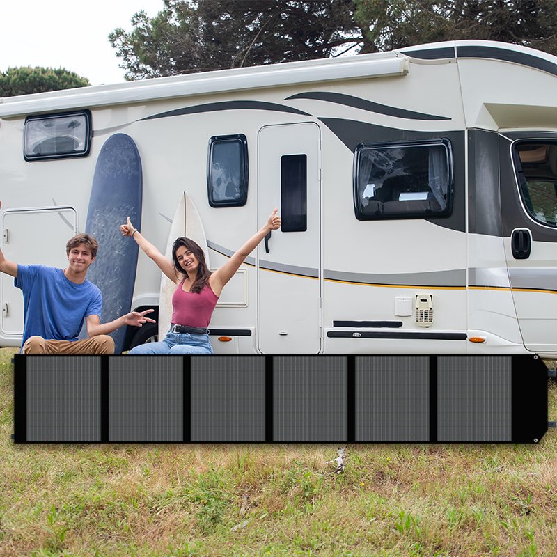200W Monocrystalline Camping Power Station Solar Charger Flexible Folding Foldable Solar Panel Portable