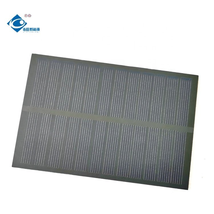 1.68W Lightweight Photovoltaic Portable Solar Panel ZW-12585 PET Solar Photovoltaic Panel 6V Mini Portable Solar Panel Charger