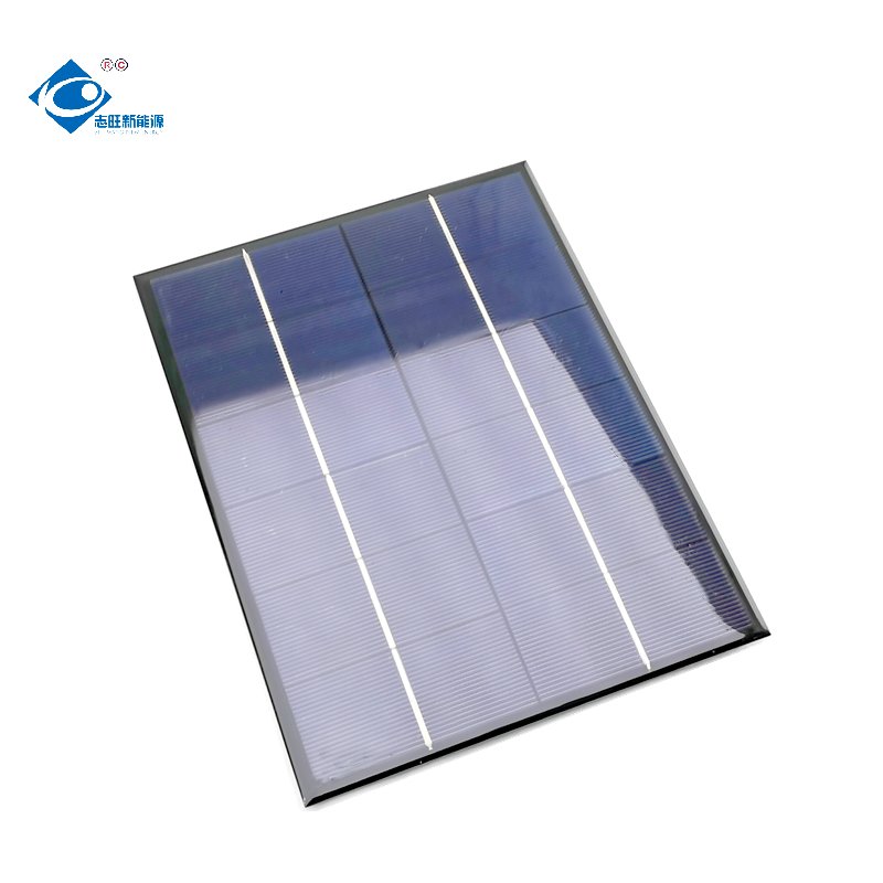 5W Lightweight Silicon Solar Panel ZW-210160-P Epoxy Resin Solar Panel 6V 9V 12V 18V Mini Portable Solar Panel Charger