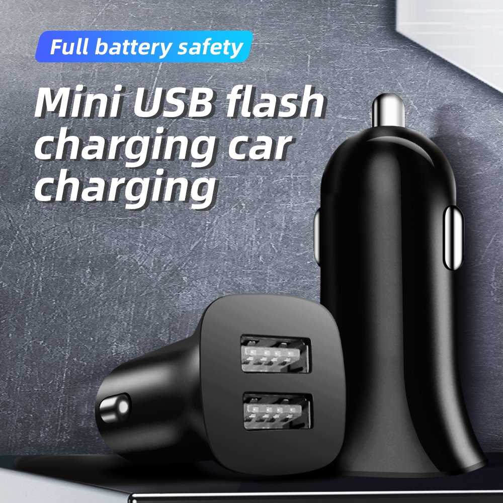 SDL 5v/4.8a Speed Charger Metal Car Charger Mini Car Electronic Supplies 12v-24v Car Universal For Apple/xiaomi/huawei/samsung