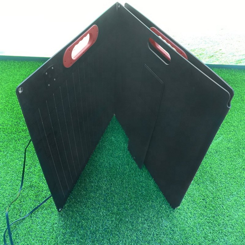 Outdoor Camping Portable Solar Panel Kit Charger 40w 60w 100w 150w 200w Folding Etfe Foldable Mono Solar PV Panel 150 watt 18v