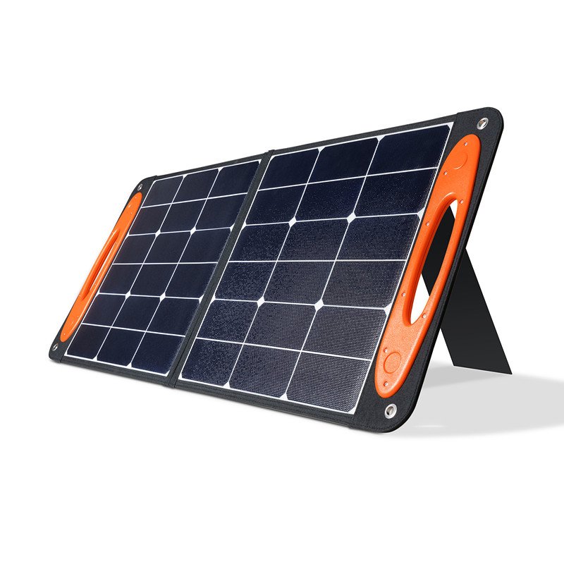 2022 High Efficiency Portable solar panel 18V 100W Portable Outdoors Folding Solar Charger for home use